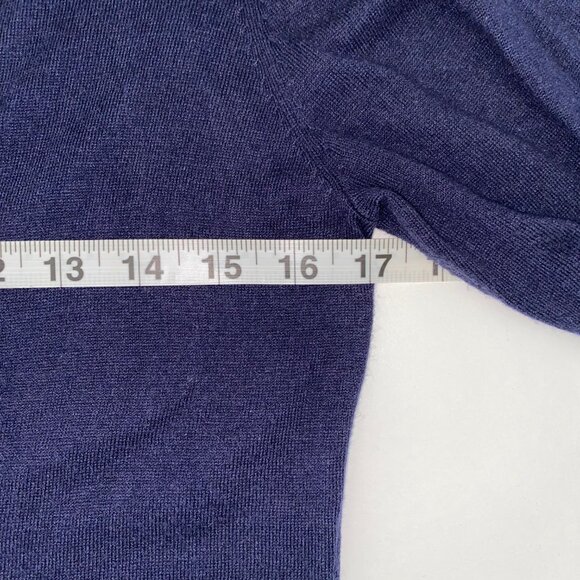 REMAIN Birger Christensen Cardigan Sweater Grandma Pockets Navy Blue Womens XS - Picture 10 of 14